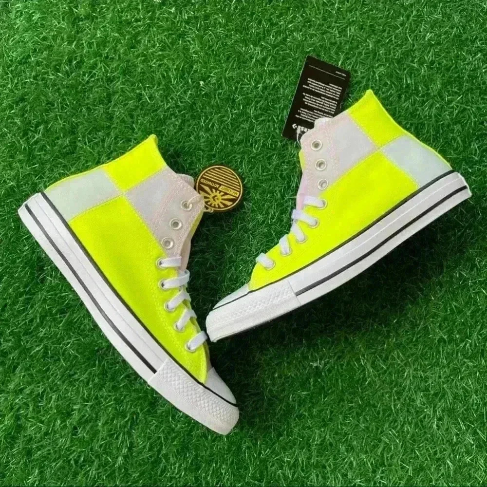 Converse All Star Chuck Taylor Ctas Hi Lemon Yellow (faded) - Picture 3 of 5